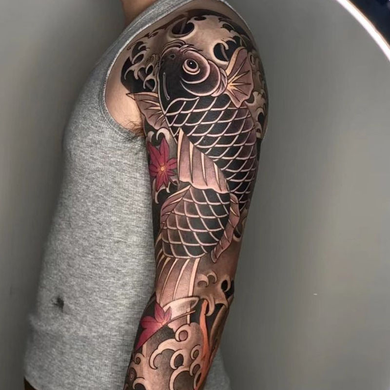 Japanse tattoo sleeve